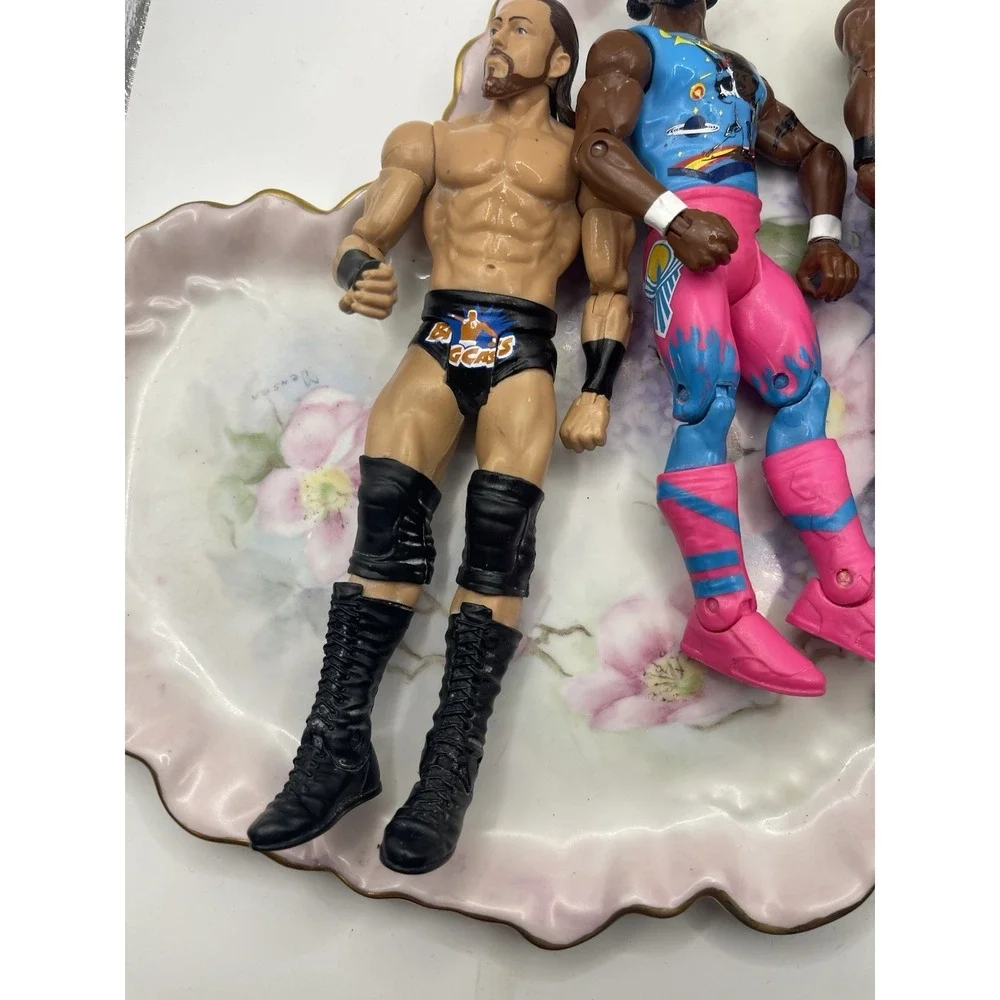 WWE The New Day Mixed Lot of 3 Wrestling Action Figures‎